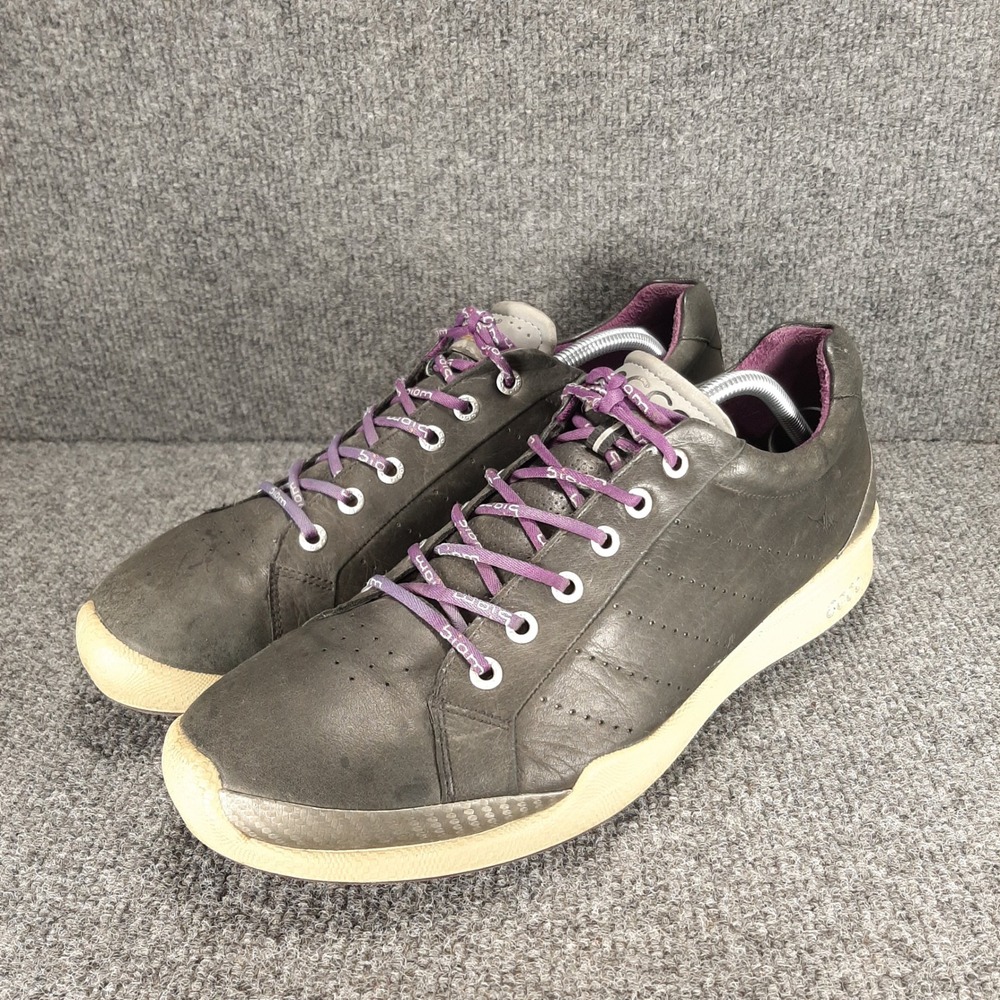 ECCO Golf Shoes BIOM Hybrid 131504 Size 45 Charcoal Grey Mens Yak Leather